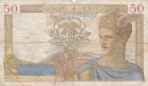 France 50 Francs - Cérès - 05-08-1937 - Serial L.6636