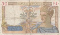 France 50 Francs - Ceres - 27-12-1934 - Serial R.172