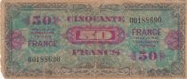 France 50 Francs - Impression américiaine - 1944 - Sans série - 00188690