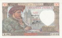 France 50 Francs - Jacques Coeur - 08-01-1942 - Serial B.164