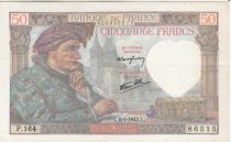 France 50 Francs - Jacques Coeur - 08-01-1942 - Serial P.164