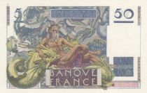 France 50 Francs - Le Verrier - 20-03-1947 - Serial U.49