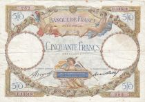 France 50 Francs - Luc Olivier Merson - 08-06-1933 - Serial U.13518