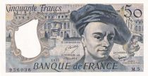 France 50 Francs - Quentin de la Tour - 1977 - Serial M.5