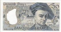 France 50 Francs - Quentin de la Tour - 1978 - Serial K.13