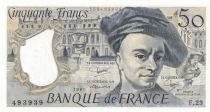 France 50 Francs - Quentin de la Tour - 1981 - Serial F.23