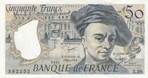 France 50 Francs - Quentin de la Tour - 1982 - Serial Z.26