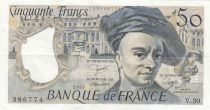 France 50 Francs - Quentin de la Tour - 1983 - Serial V.30