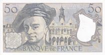 France 50 Francs - Quentin de la Tour - 1986 - Serial W.44 - XF - P.152b