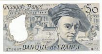 France 50 Francs - Quentin de la Tour - 1990 - Serial H.62