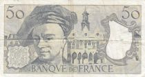 France 50 Francs - Quentin de la Tour - 1990 - Serial K.62