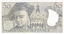 France 50 Francs - Quentin de la Tour - 1990 - Serial V.59