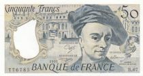 France 50 Francs - Quentin de la Tour - 1991 - Serial B.67