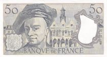 France 50 Francs - Quentin de la Tour - 1991 - Serial B.68