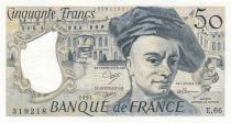 France 50 Francs - Quentin de la Tour - 1991 - Serial E.66