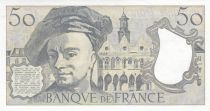 France 50 Francs - Quentin de la Tour - 1991 - Serial H.63