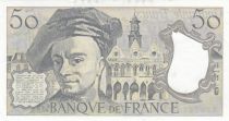 France 50 Francs - Quentin de la Tour - 1991 - Serial J.67