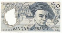 France 50 Francs - Quentin de la Tour - 1991 - Serial N.64