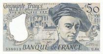 France 50 Francs - Quentin de la Tour - 1991 - Serial U.64