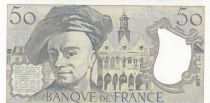 France 50 Francs - Quentin de la Tour - 1991 - Serial U.64