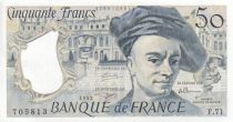 France 50 Francs - Quentin de la Tour - 1992 - Serial F.71