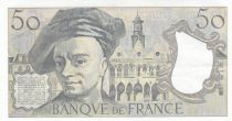 France 50 Francs - Quentin de la Tour - 1992 - Serial J.72