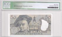 France 50 Francs - Quentin de la Tour - 1992 - Serial N.71- ICG 63UNC