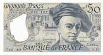 France 50 Francs - Quentin de la Tour - 1992 - Serial P.70