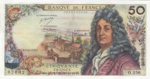 France 50 Francs - Racine - 03-10-1974 - Serial O.256