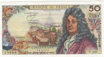 France 50 Francs - Racine - 07-02-1974 - Serial V.237