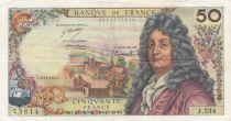 France 50 Francs - Racine - 08-11-1973 - Serial J.234