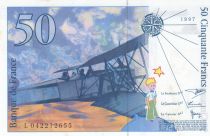 France 50 Francs - Saint-Exupery - 1996 - Serial L.042