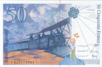 France 50 Francs - Saint-Exupery - 1996 - Serial V.029