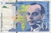 France 50 Francs - Saint-Exupéry - 1997 - Letter K - P.157