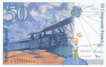 France 50 Francs - Saint-Exupery - 1997 - Serial N.043