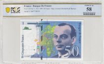 France 50 Francs - Saint-Exupéry - 1999 - Letter S - PCGS 58 P.157