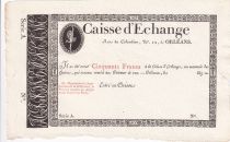 France 50 Francs Caisse d\'échange de Orléans - An 10 - not issued