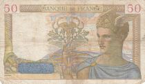 France 50 Francs Ceres - 15-09-1938 - Serial G.8516