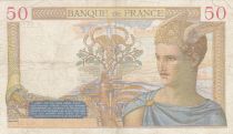 France 50 Francs Ceres - 16-04-1936 - Serial N.4116