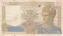 France 50 Francs Ceres - 28-04-1938 - Serial D.8095