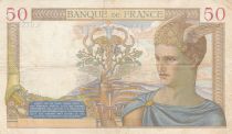 France 50 Francs Ceres - 28-04-1938 - Serial K.8188