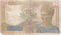 France 50 Francs Ceres - 29-02-1940 Serial B.12867