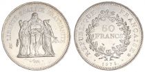 France 50 Francs Hercules - 1975 Silver