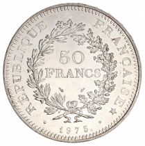 France 50 Francs Hercules - 1975 Silver