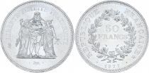 France 50 Francs Hercules - 1977 Silver