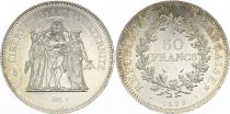 France 50 Francs Hercules - 1979 Silver