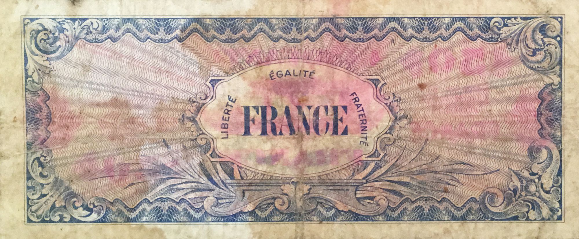 Combien Vaut Une Pièce De 50 Francs Billet France 50 Francs Impr. américaine (drapeau) - 1944 - Série 2 - PTB