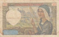 France 50 Francs Jacques Coeur - 11-09-1941 - Serial L.116