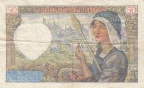 France 50 Francs Jacques Coeur - 13-06-1940 Serial J.11