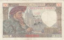 France 50 Francs Jacques Coeur - 20-11-1941 - Série E.139